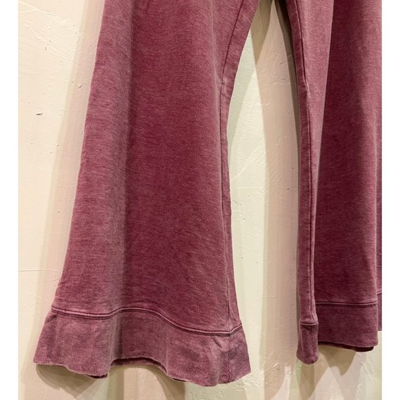🎉LAST CHANCE🎉 NWT Free People Cozy Cool Lounge Pant / Garnet Grotto - Picture 3 of 6